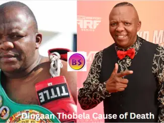 Dingaan Thobela Cause of Death